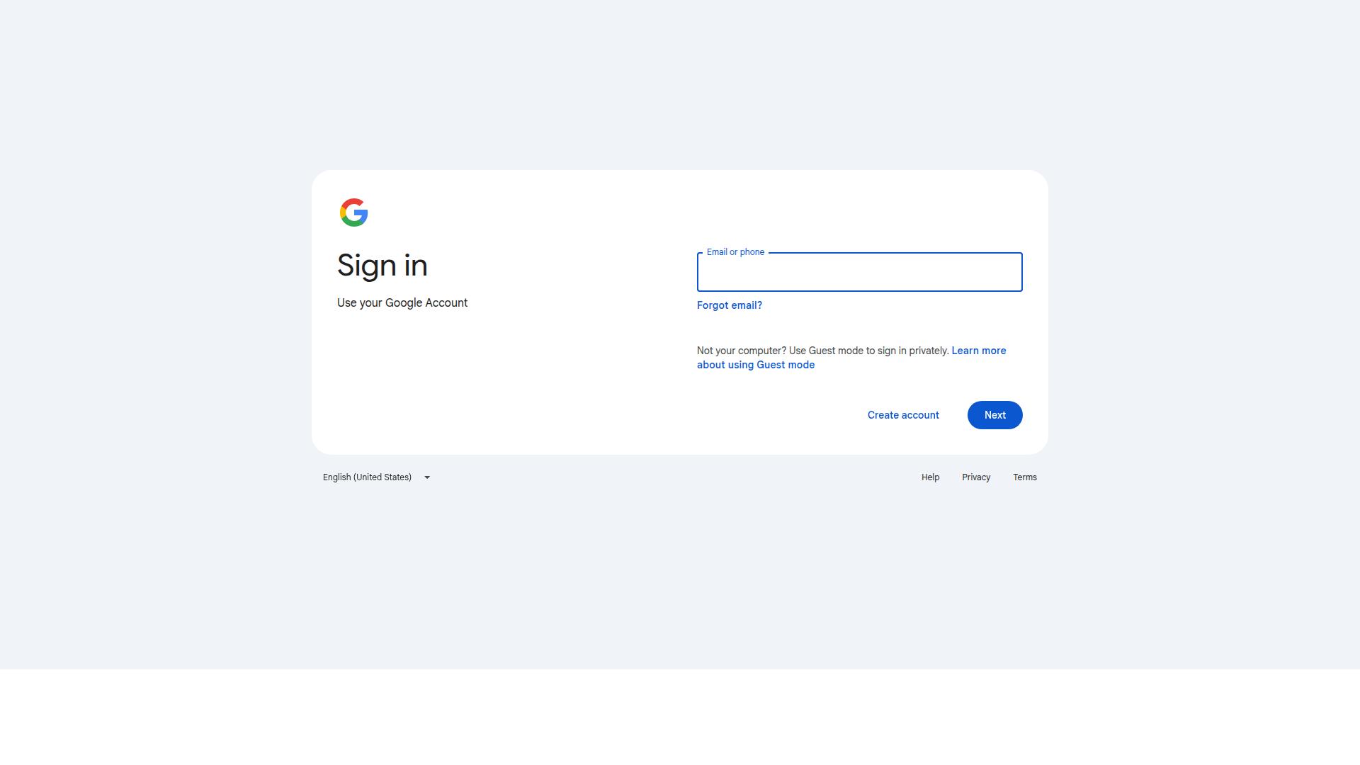 Google Docs website