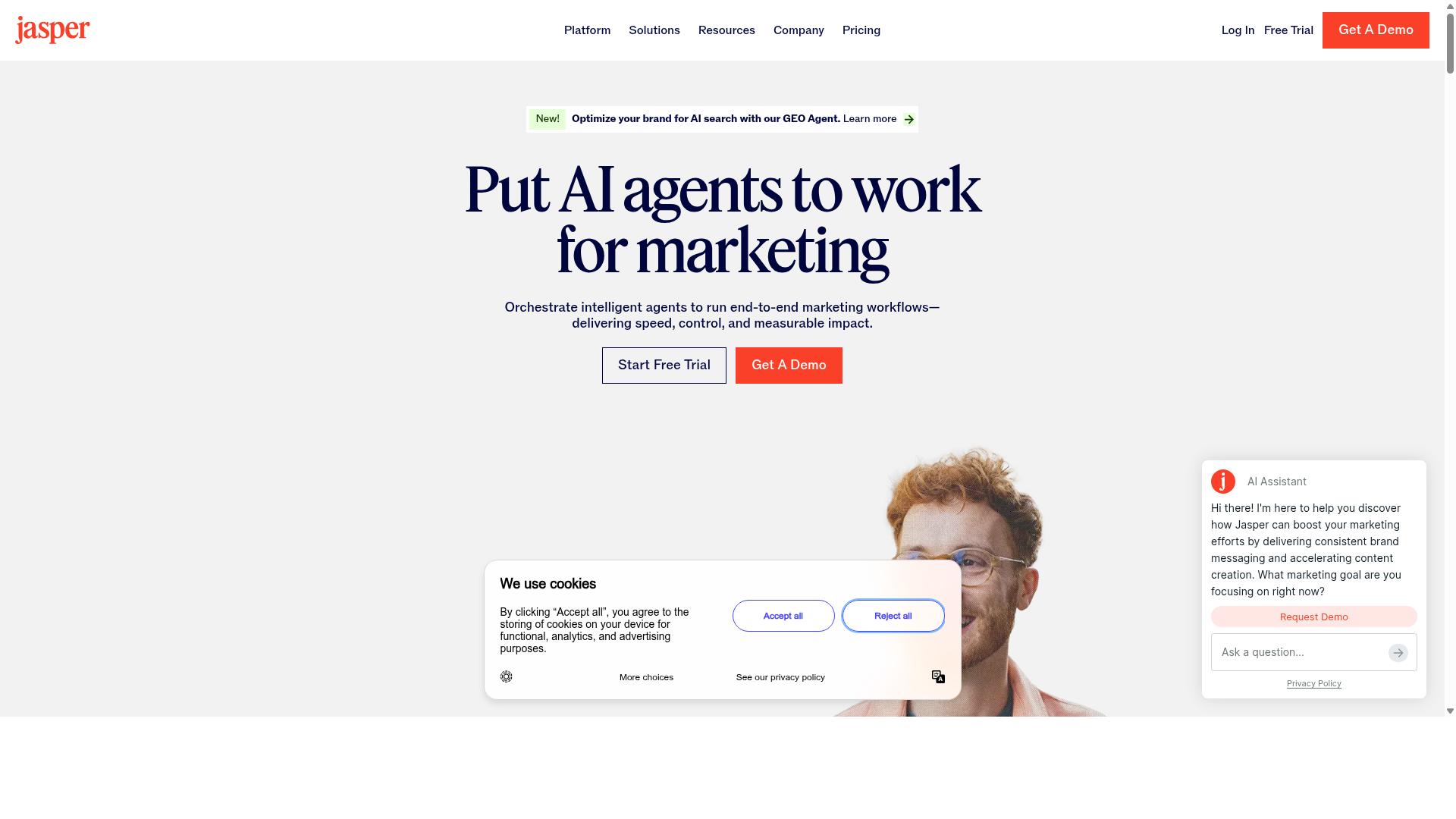 Jasper website